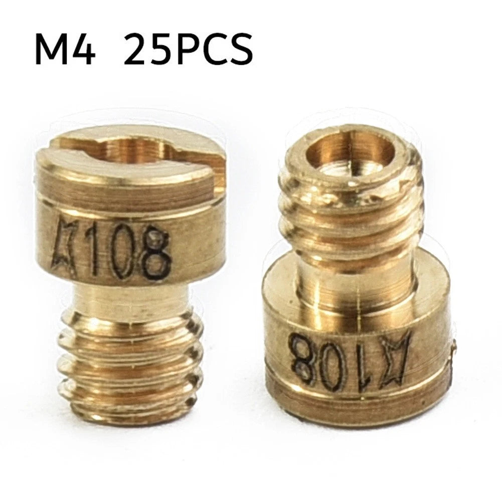 Carburetor Main Jet Set Nozzle Kit for 4-Stroke Scooters (25 pcs)