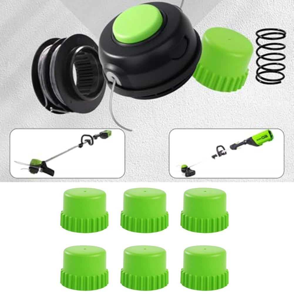 6-Pack Bump Feed Cap SB00L00 for Greenworks 80V ST80L200 40V 24V Trimmers