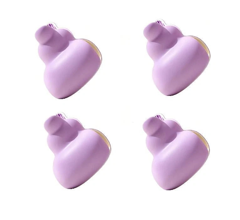 Set of 4 Windproof Clothes Clips for Blanket Drying - Strong Grip Cream
