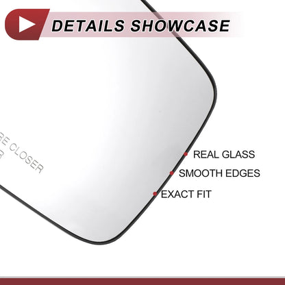 Heated Right Passenger Side Mirror Glass for Dodge RAM 1500 2500