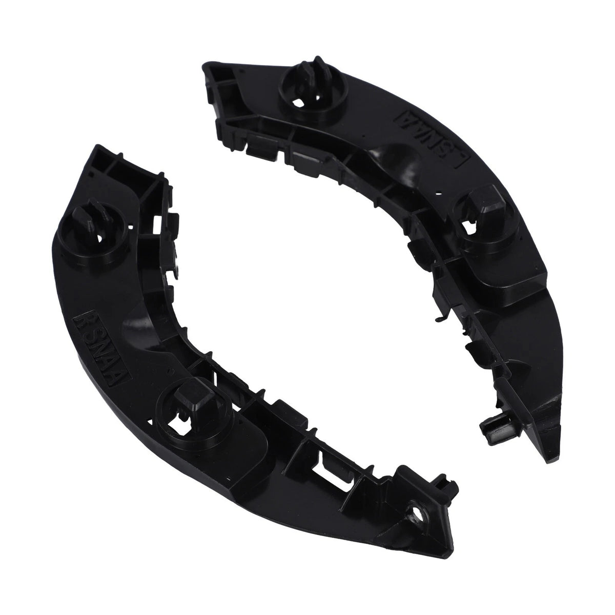 Front Bumper Bracket for Honda Civic (2006–2011) Black Finish Set of 2