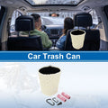 Oval Fabric Garbage Bag for Universal Car (1 Pc) - Seat Back Hook Trash Bin