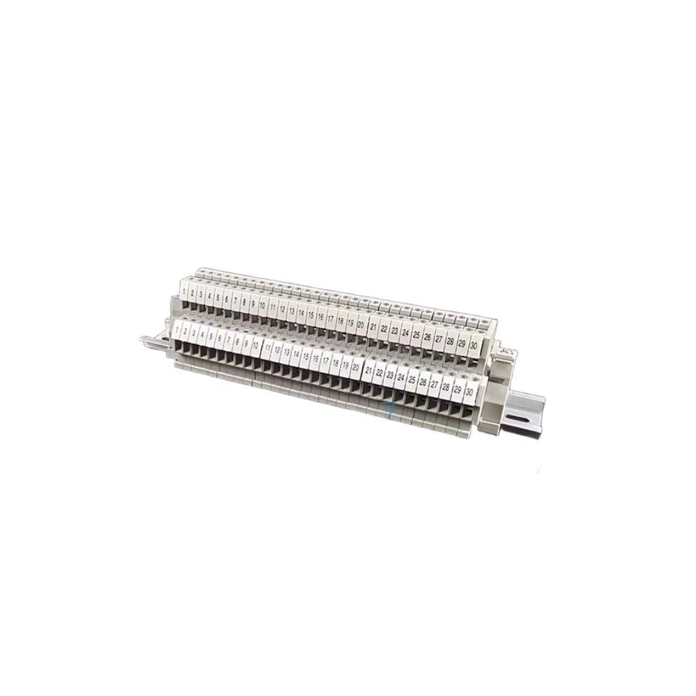 Electrical Wiring Terminal Block for DIN Rail Mount (500V 24A)