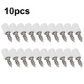 10pc Self-tapping Screws for Cabinet Bracket Laminate Support Glass Pegs