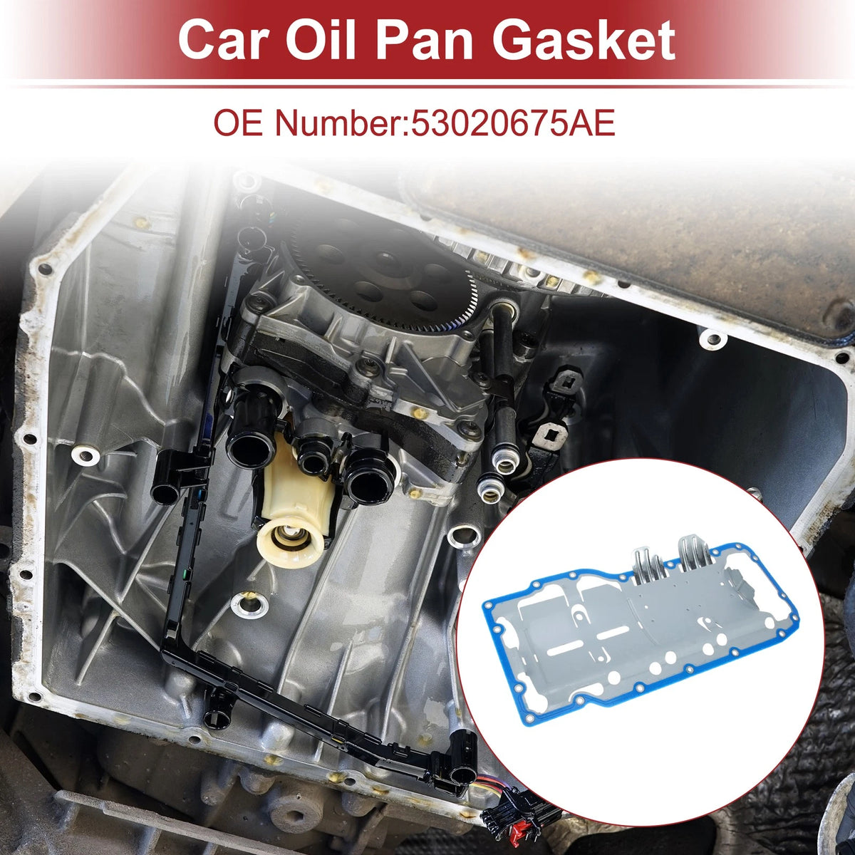 Oil Pan Gasket Replacement for Chrysler Aspen 2009 Dodge Dakota 2009–2011