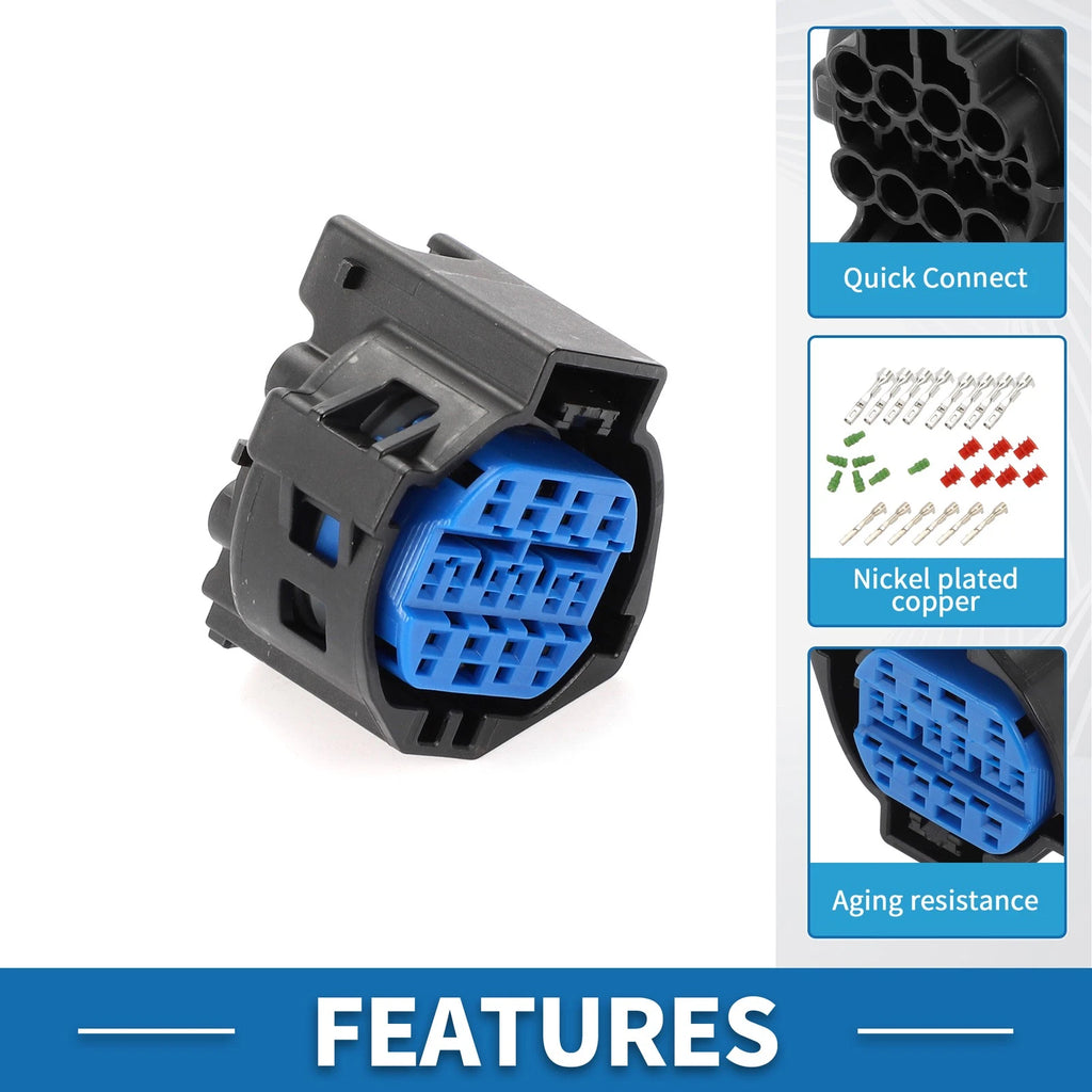 14 Pin Halogen LED Headlight Connector Plug for Hyundai Tucson (2016–2018)