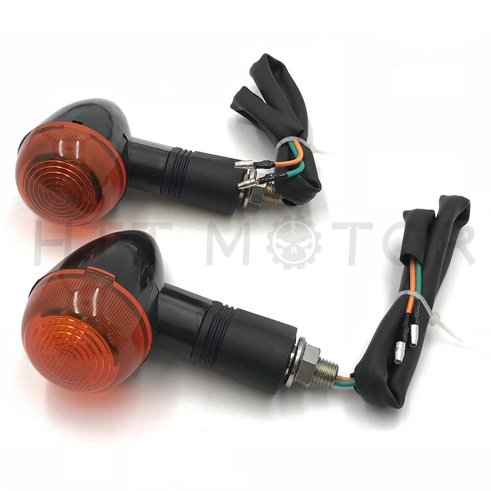 2X Turn Signal Indicators for Universal Motorcycle (LED Amber Light)