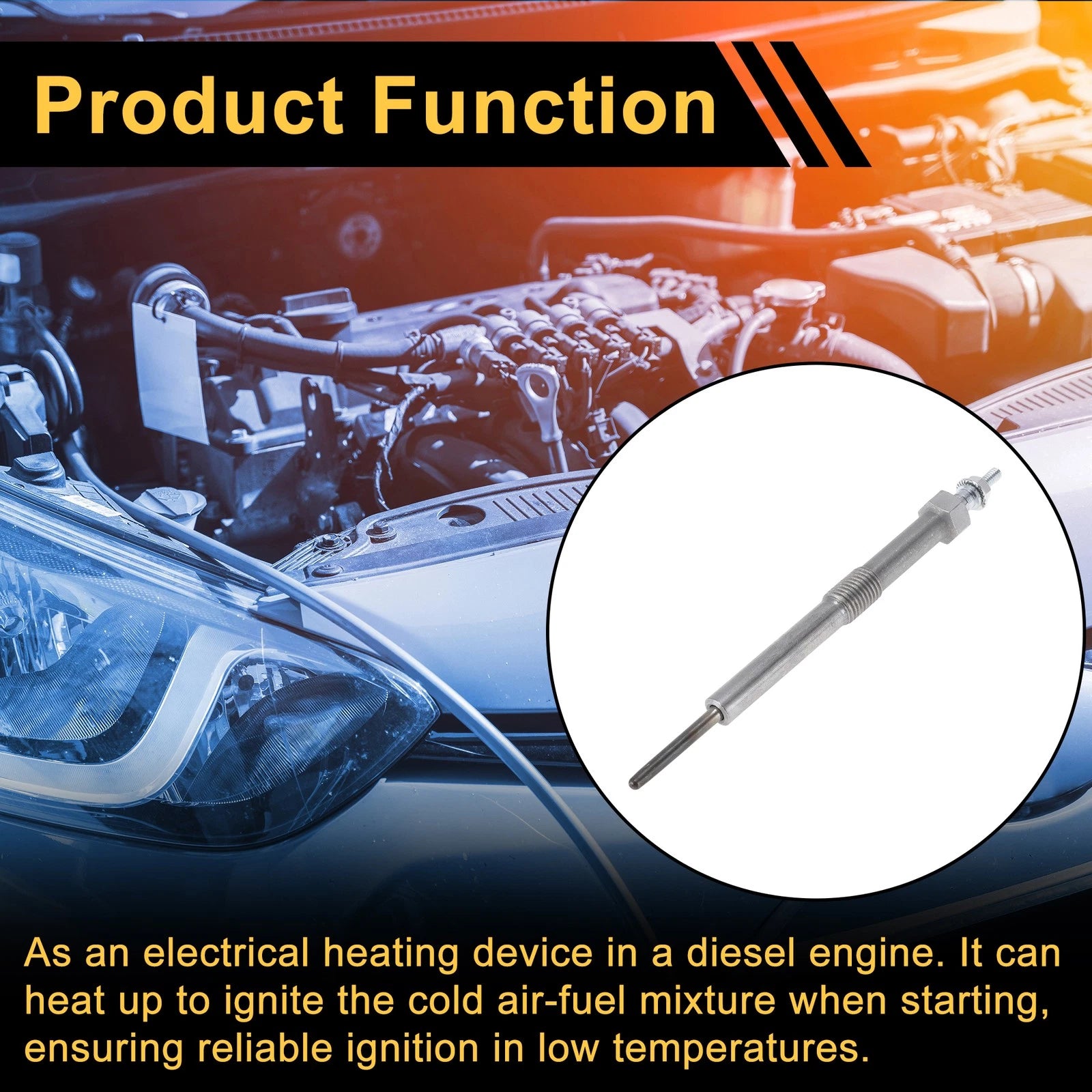 Diesel Glow Plug for Mercedes Benz Sprinter 2500 (2007–2018)