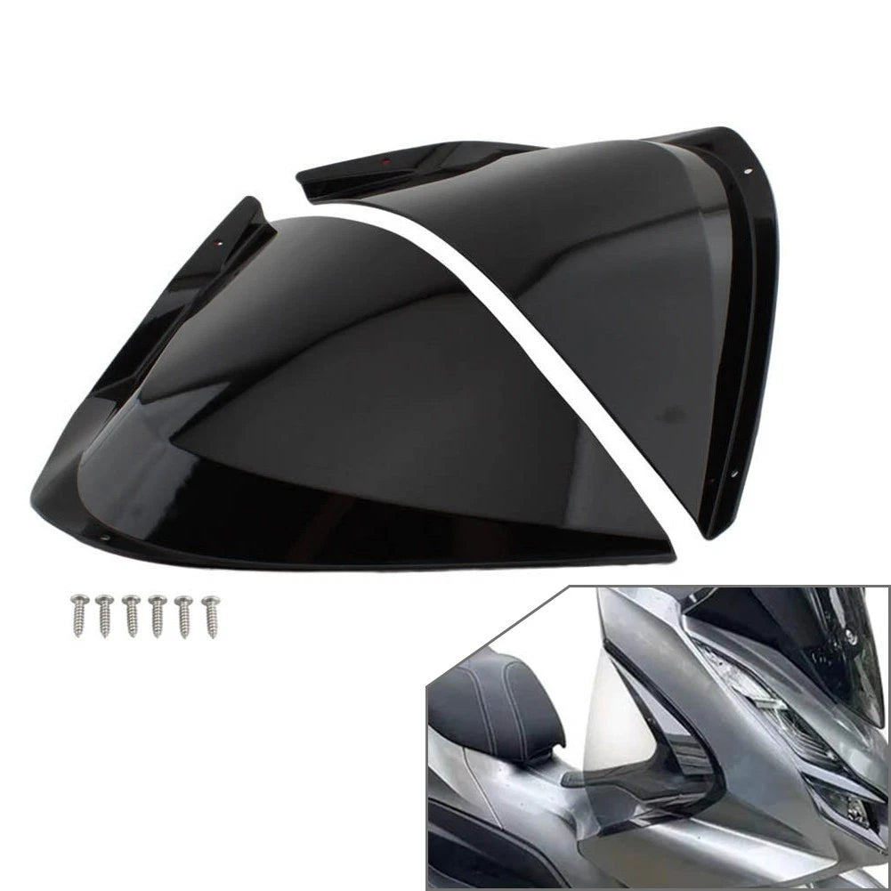 Front Leg Guard Windshield for Honda PCX125 PCX150 PCX160 (2021–2024) Black