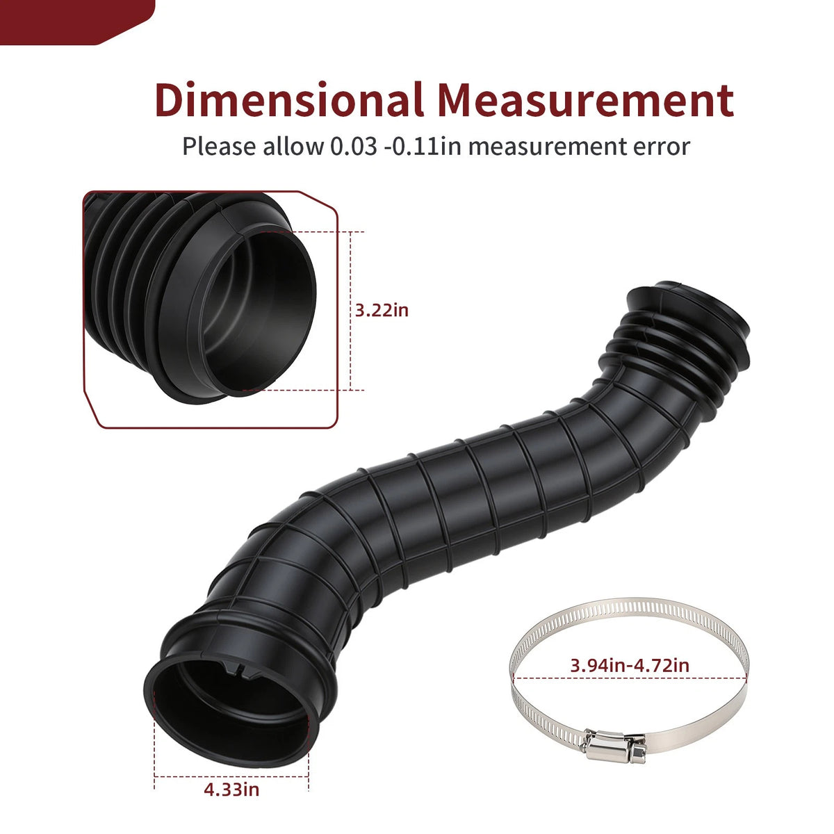 Clutch Duct Inlet for Polaris (2016–2018)