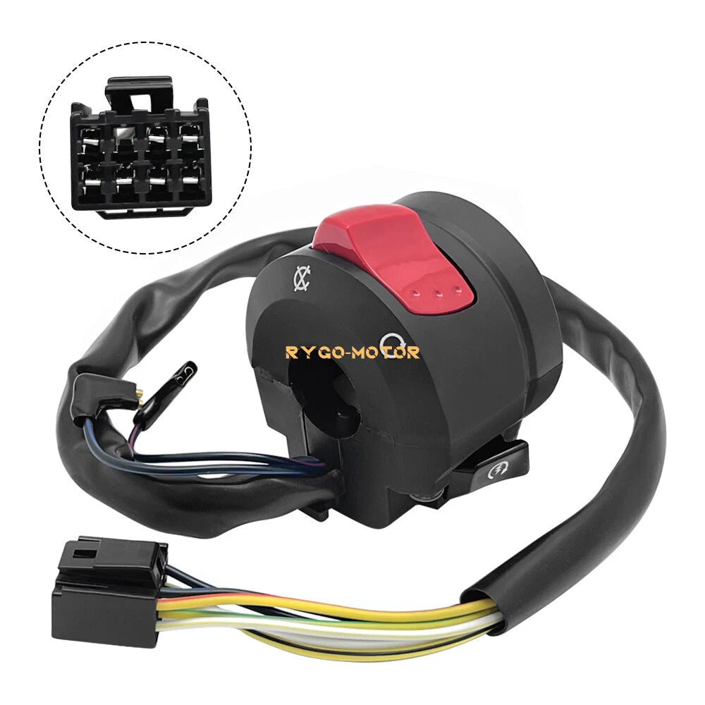 Handlebar Control Switch Start Kill Stop Button for Suzuki GSXR600 GSXR750 (2006–2007)
