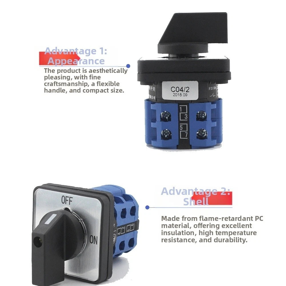 Rotary Cam Switch for LW2620 (660V 20A)