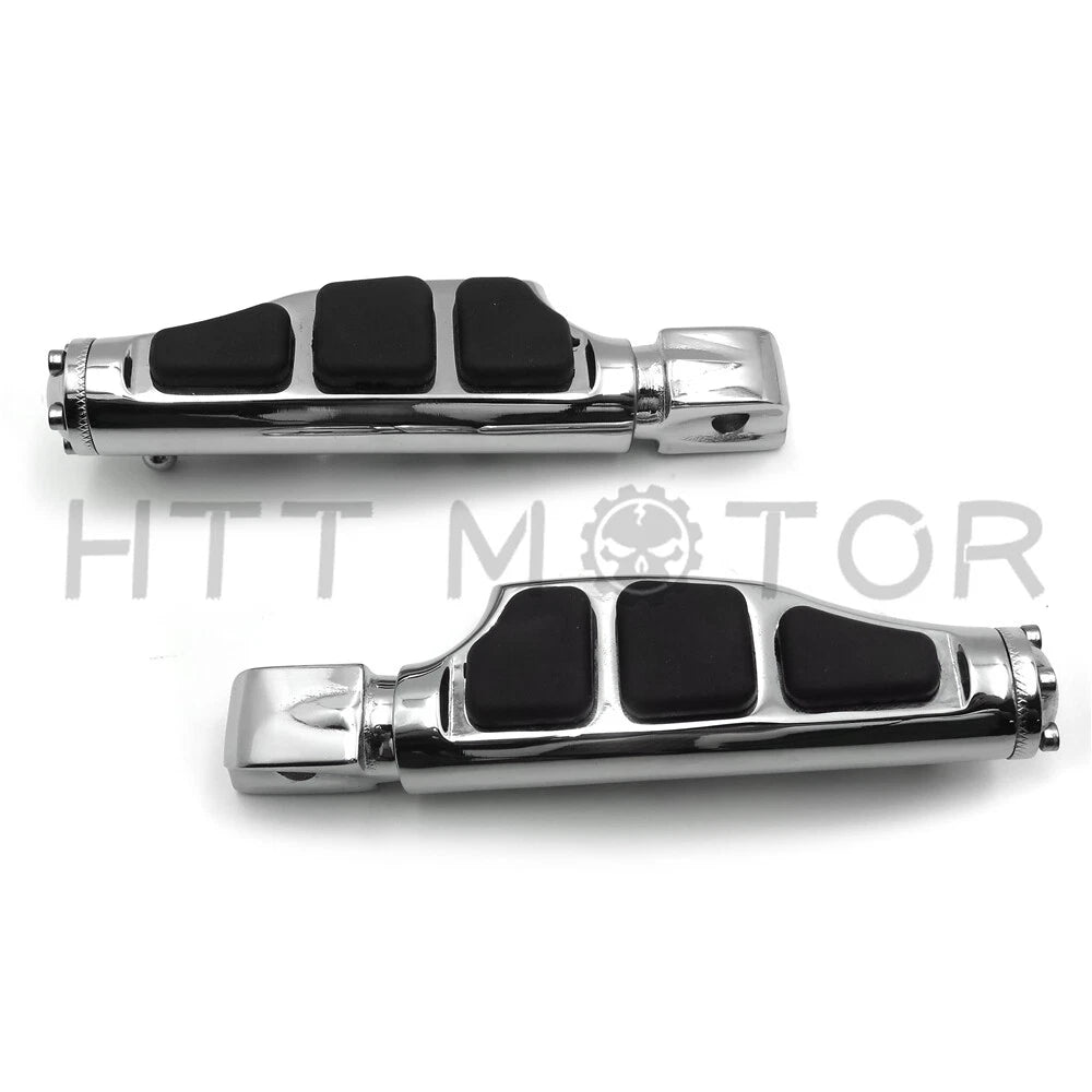 Chrome Flat Wing Footpegs for Yamaha V-Star 250 XV250 (2008–2015)