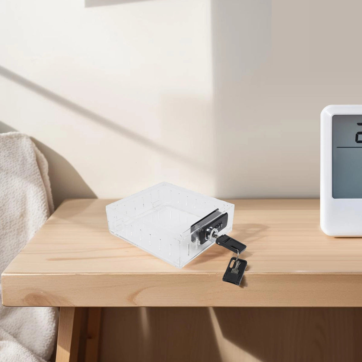 Thermostat Lock Box with Key for Residential and Commercial