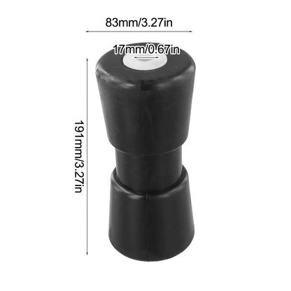8 Inch Heavy Duty Rubber Trailer Bow Rollers for Boat Trailers