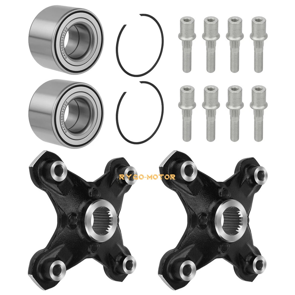 2 Front/Rear Wheel Hubs & Bearings for Can-Am Renegade 1000 850 800R 650 570 500