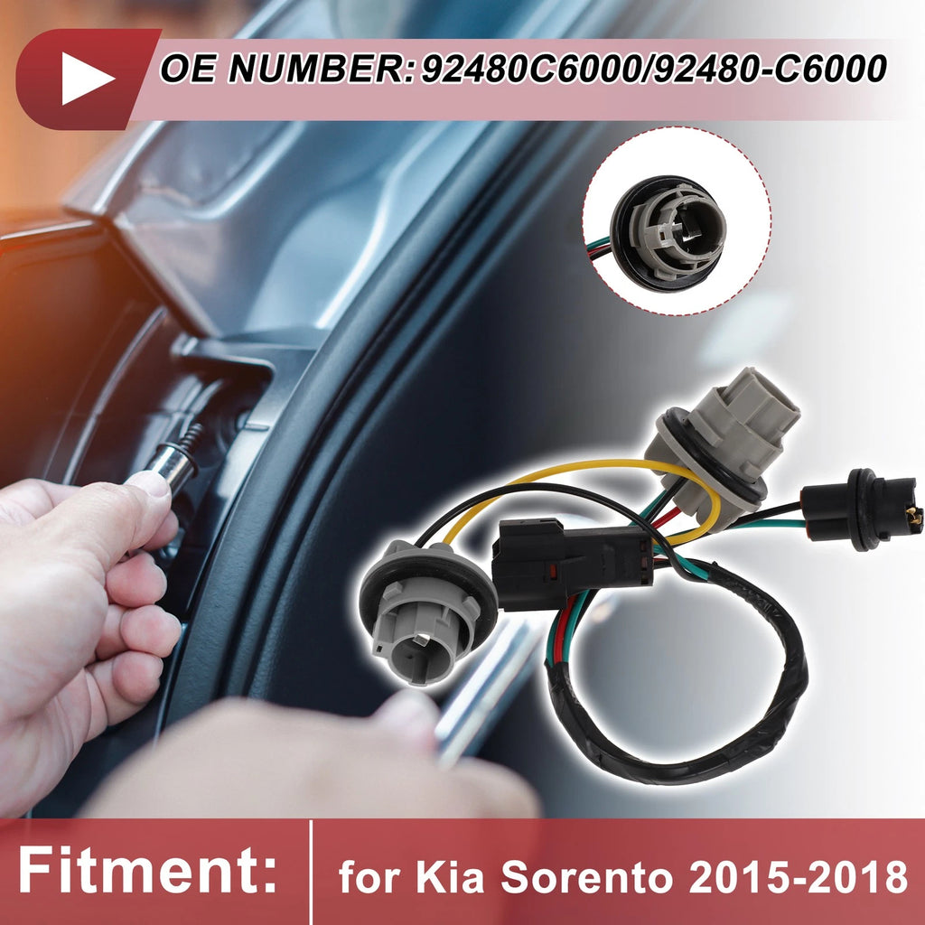 Tail Light Socket Wiring for Kia Sorento (2015–2018) No. 92480C6000