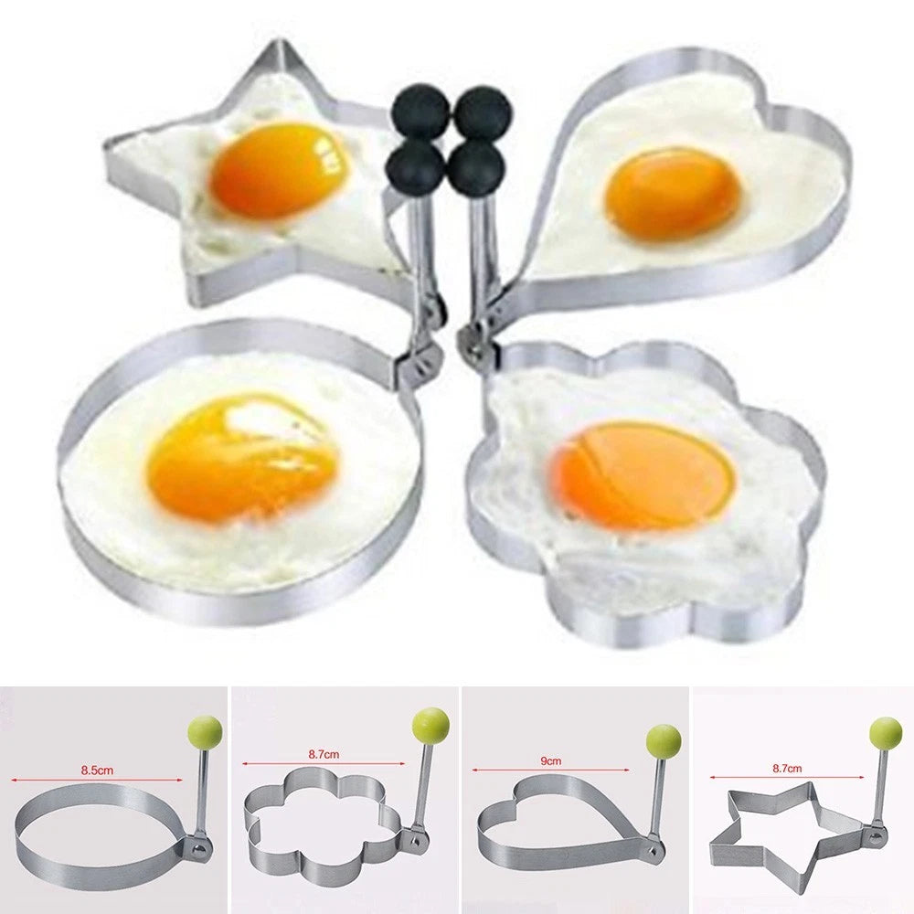 2X Pancakes Fried Egg Ring Molder for Kitchen Tools