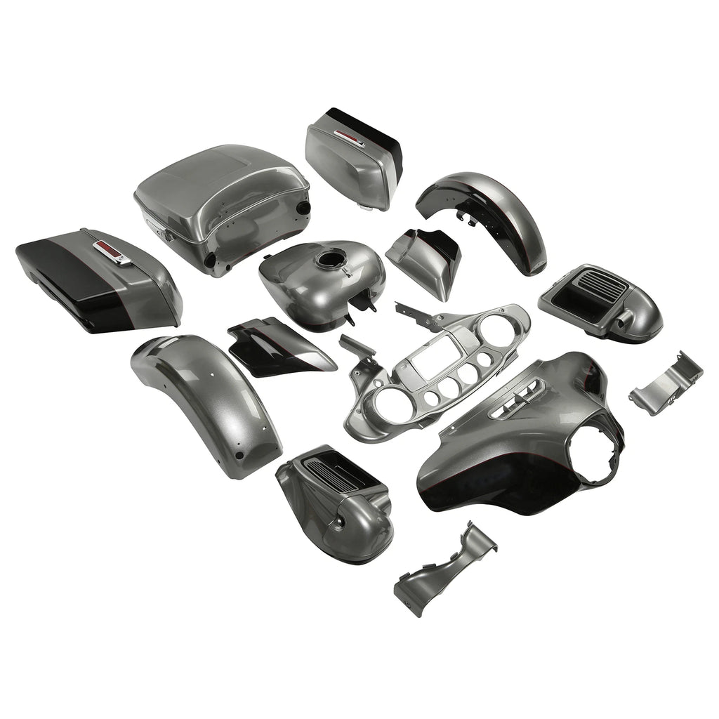 Fairing Bodywork for Harley Electra Glide (2014–2023) Billet Silver/Vivid Black