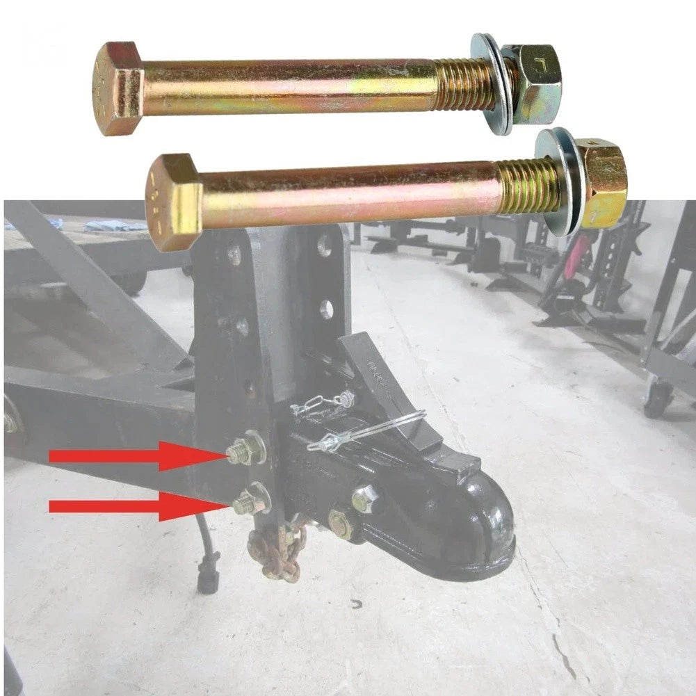 Adjustable U Shaped Trailer Hitch Connector for 3 Inch Tow Ring