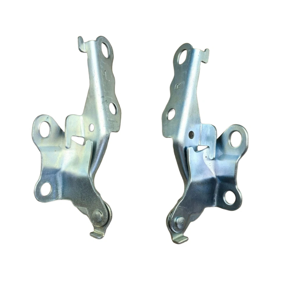 Hood Hinge Pair for Toyota Hilux (2005–2014) - Silver Metal