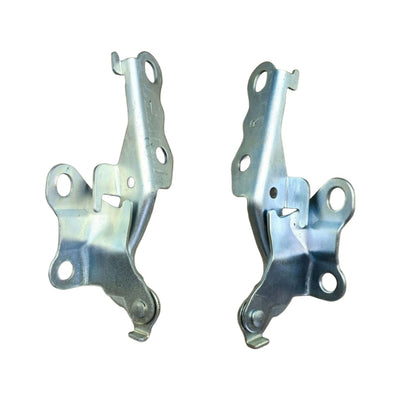 Hood Hinge Pair for Toyota Hilux (2005–2014) - Silver Metal