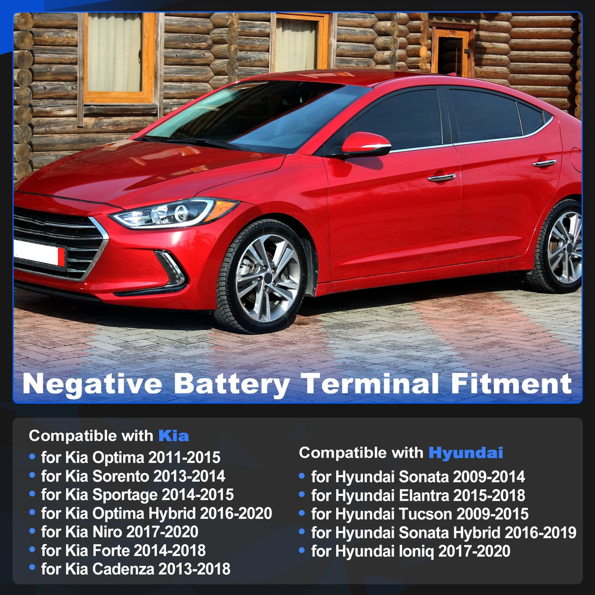 Battery Fuse with Positive Terminal for Hyundai Sonata Elantra Tucson (2011–2019)