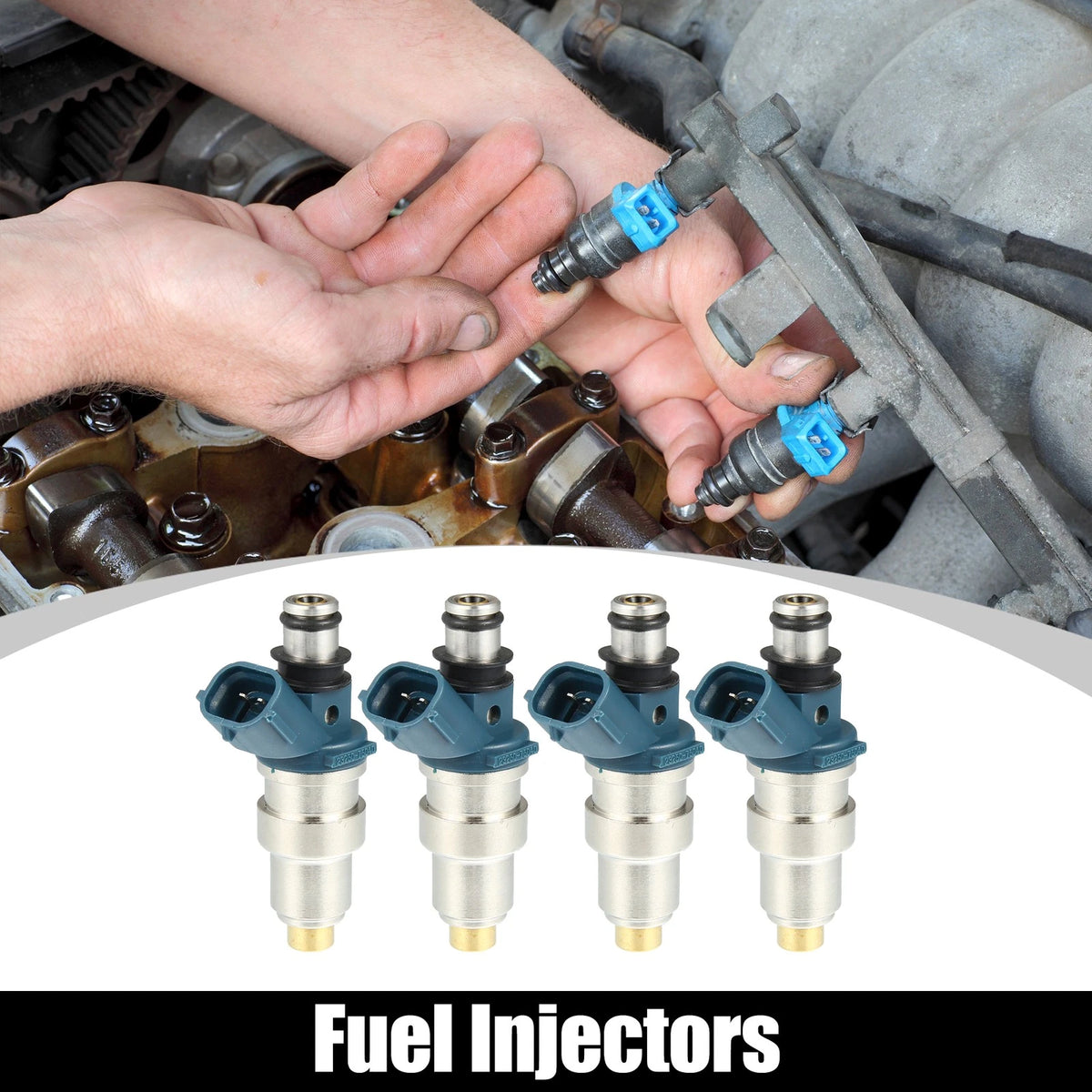 Fuel Injector Set for Toyota Tacoma 2.4L 1995–1999 4 Pieces