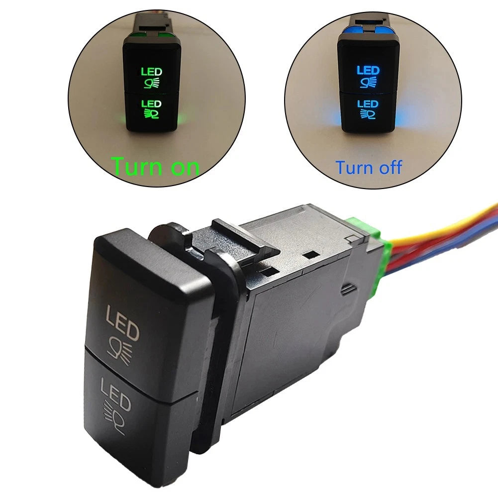 Light Switch Button for Car Fog Light (Dual Buttons)