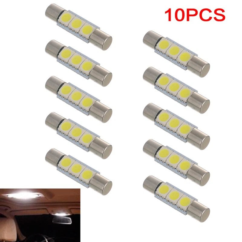 2X 29mm 5050 LED Bulb Vanity Mirror Light for 6641