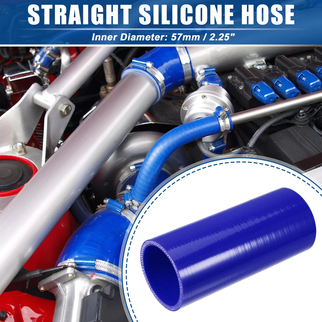 2.25" ID 6" Length Silicone Reducer Hose for Intercooler (Universal)