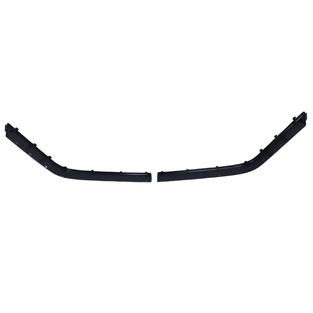 Front Pair Bumper Trims Molding for BMW E34 (1988–1996) ABS Black OEM