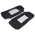 2X Sun Visor Cover for Car (Black)