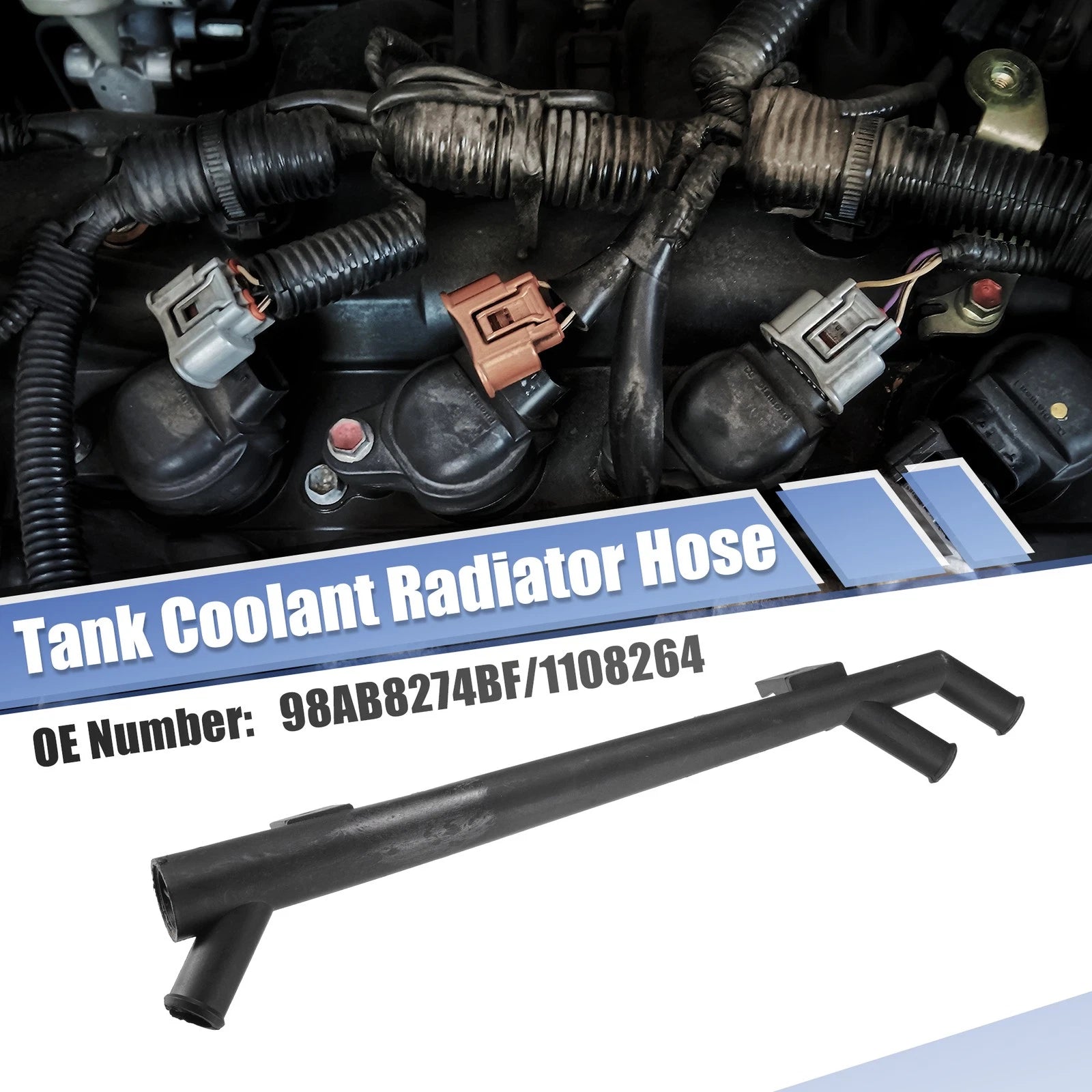 Heater Hose Radiator Expansion Tank Pipe Replacement for Ford Escape (2001–2004)
