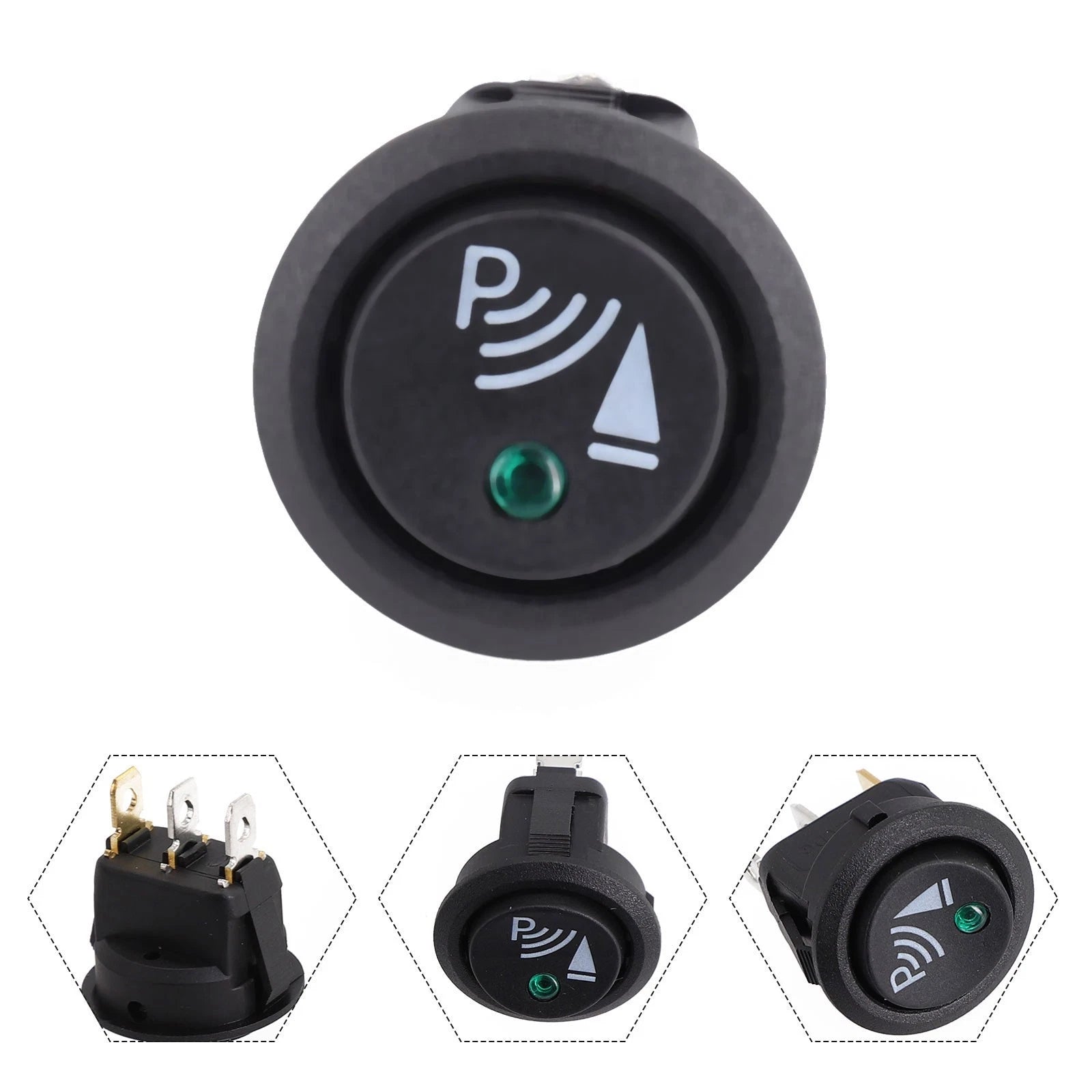 Rocker Switch with Green Light Indicator for Easy Visibility