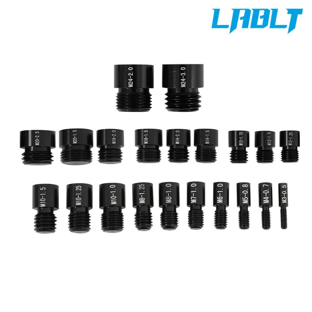 44 PCS Nut and Bolt Thread Gauges Set for Metric and Inch Sizes