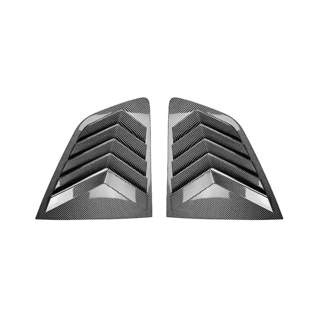 Carbon Look Rear Quarter Window Louver Scoop Vent Cover for BMW X3 G01 (2018–Present)