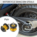 Swingarm Spool Sliders CNC 8mm Pair for Motorcycle Stand (Gold) (Universal)