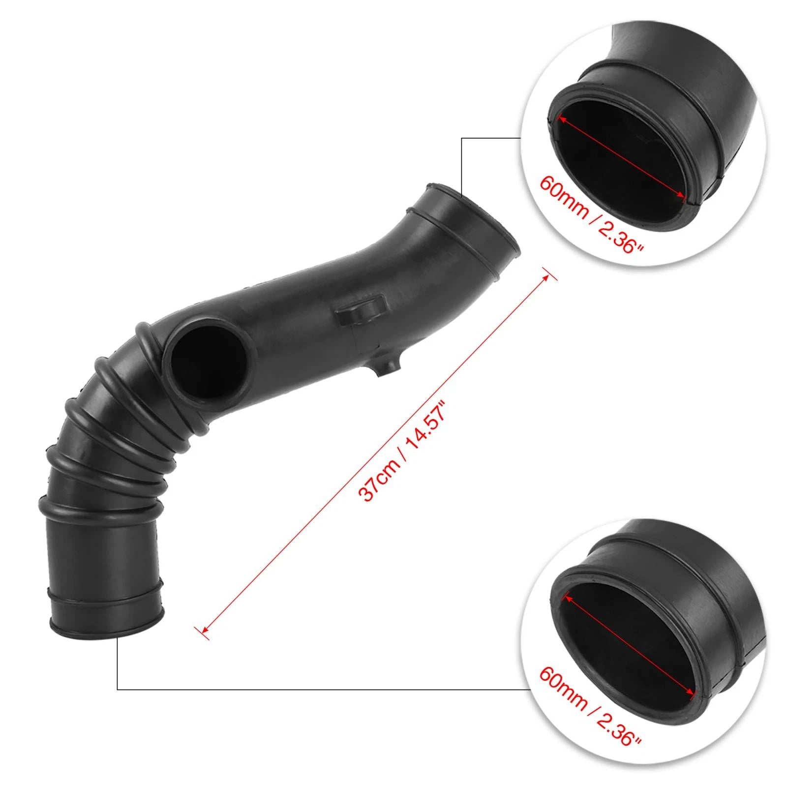 Intake Air Rubber Hose Boot Replacement for Toyota Camry 2.2L (1992–1995)