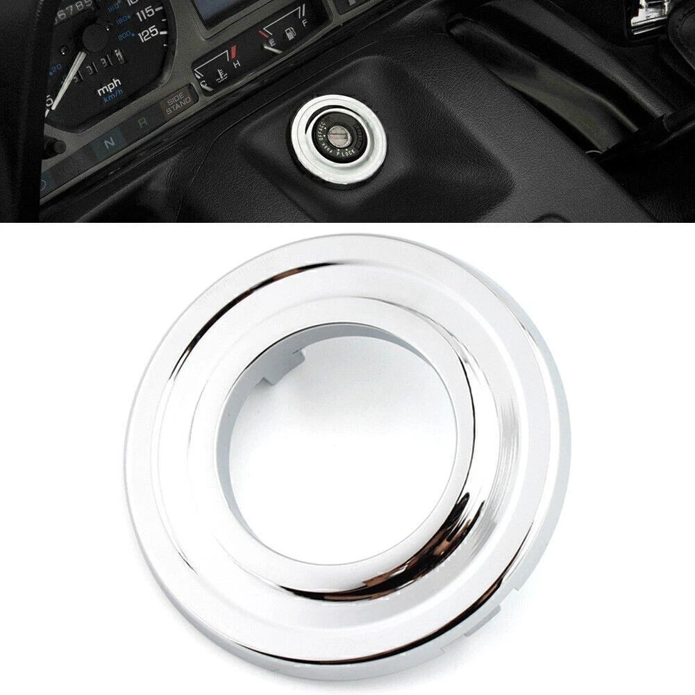 Key Ignition Switch Accent Grommet for Honda Goldwing GL1500 (1988–2000) ABS Chrome