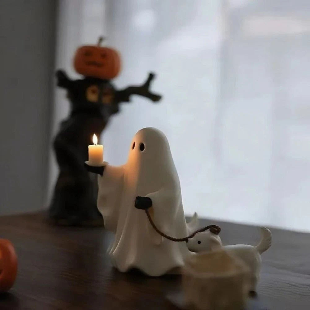 Dog Statue for Porch Display Halloween Decoration