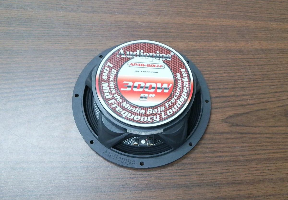 8" 300W 4 Ohm Midrange Speaker for Audiopipe APAW-80CFF