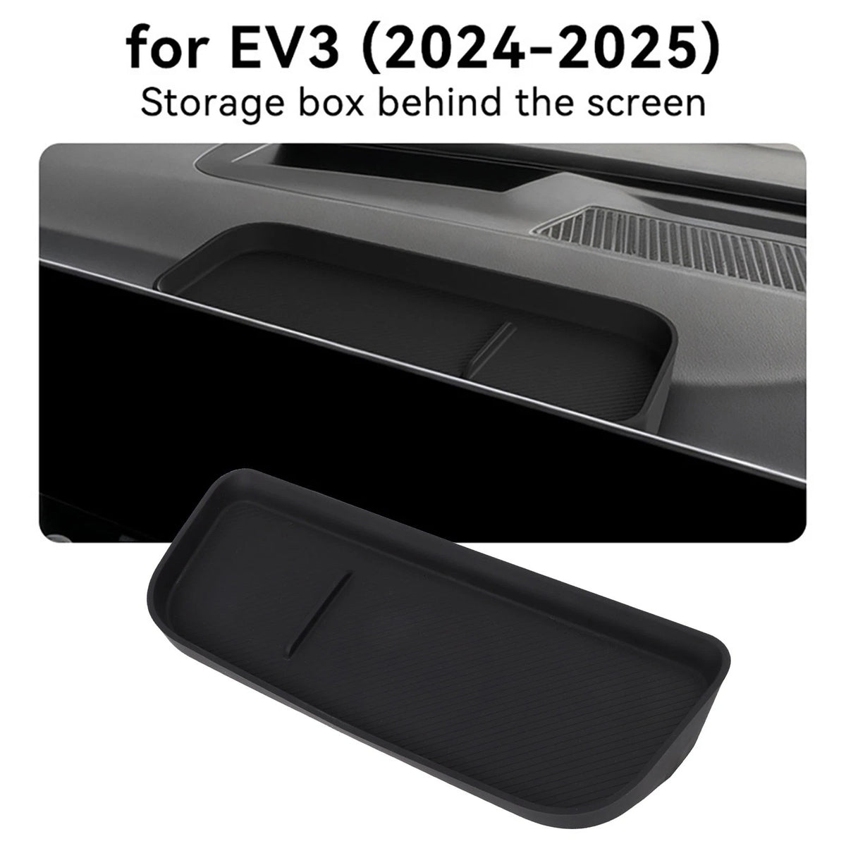 Silicone Console Storage Box for KIA EV3 (2024–2025)