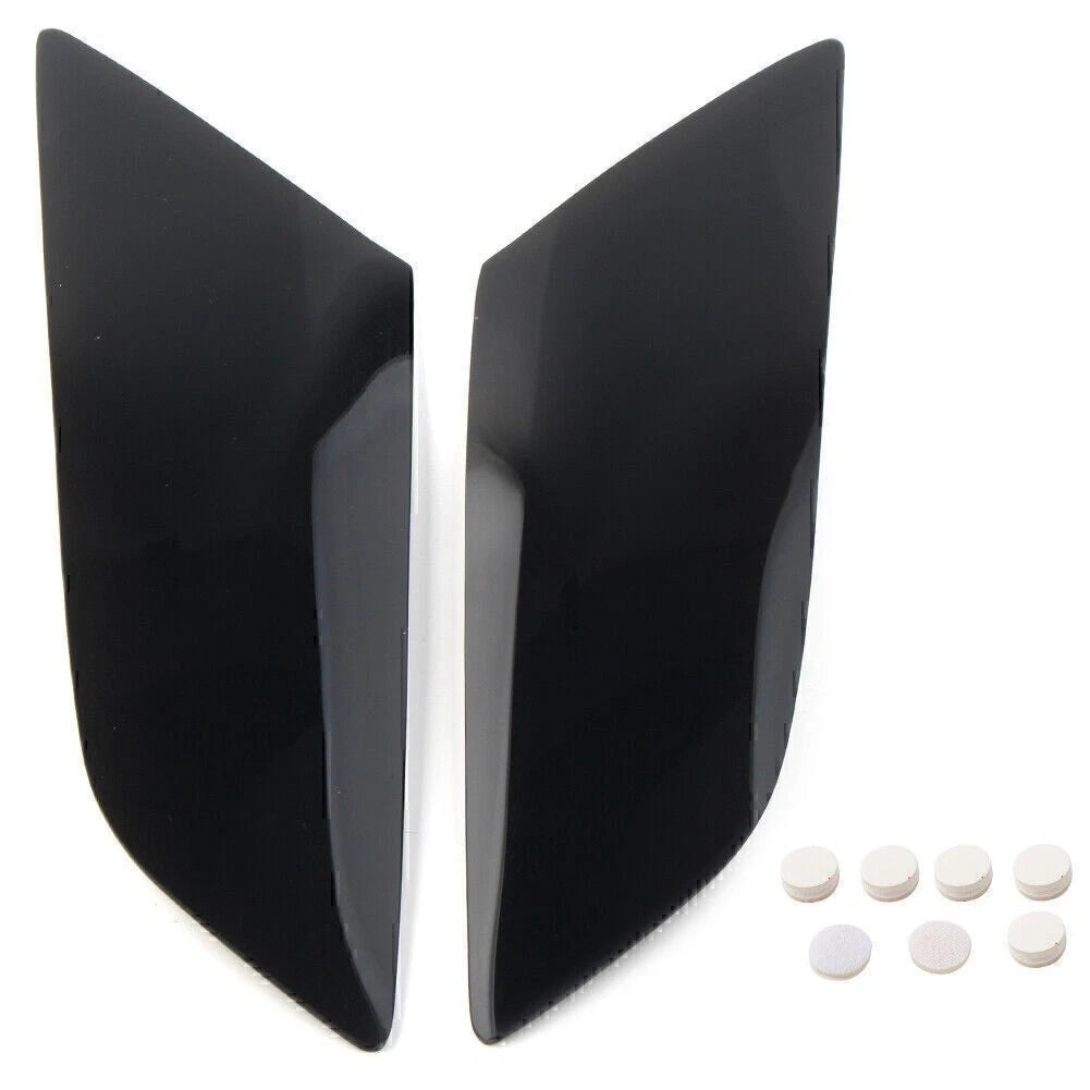 Black Front Headlight Lens Cover Protector for Honda CBR600RR (2007–2012)