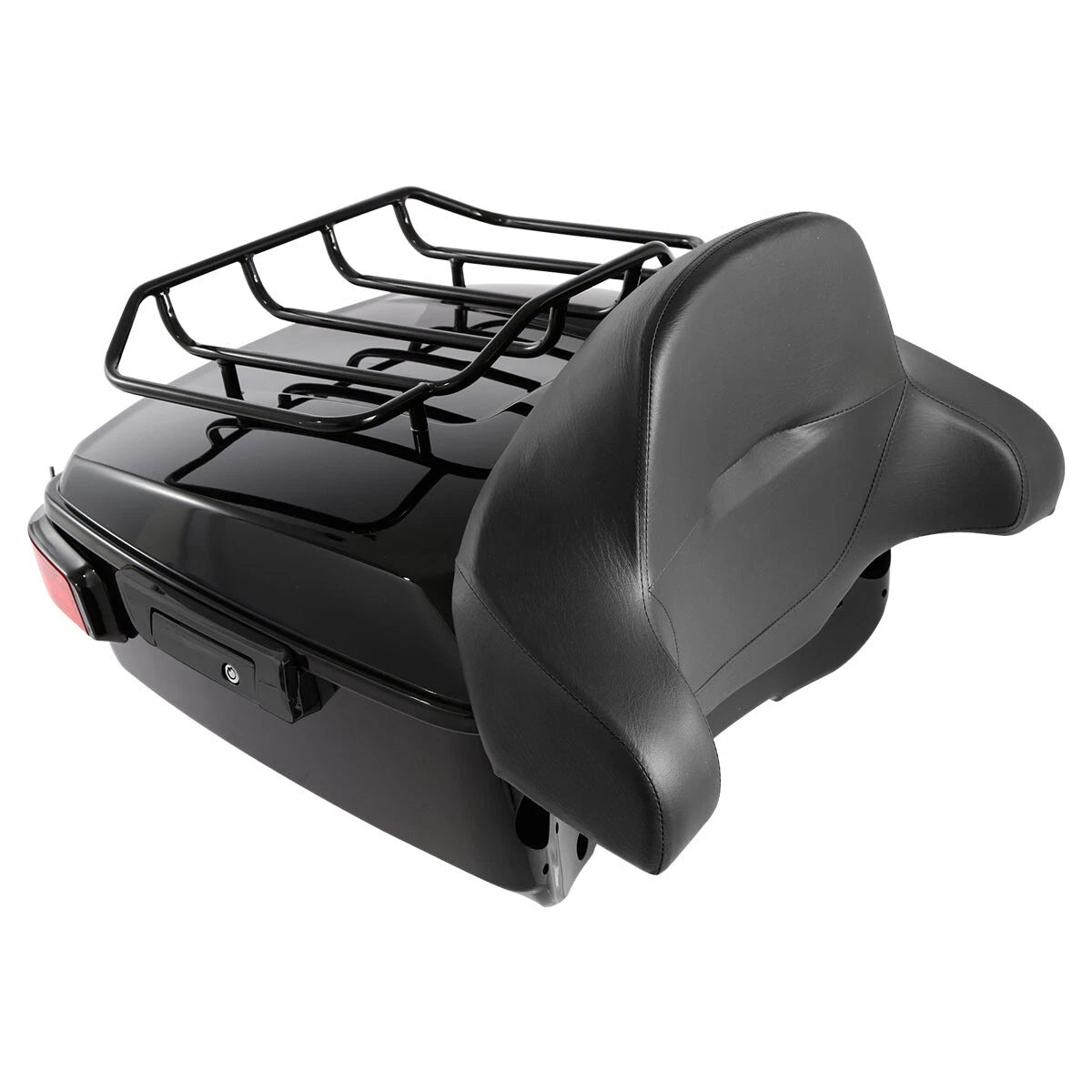 LED Light Mount Rack Backrest Pad for Harley Touring (2014–2026)