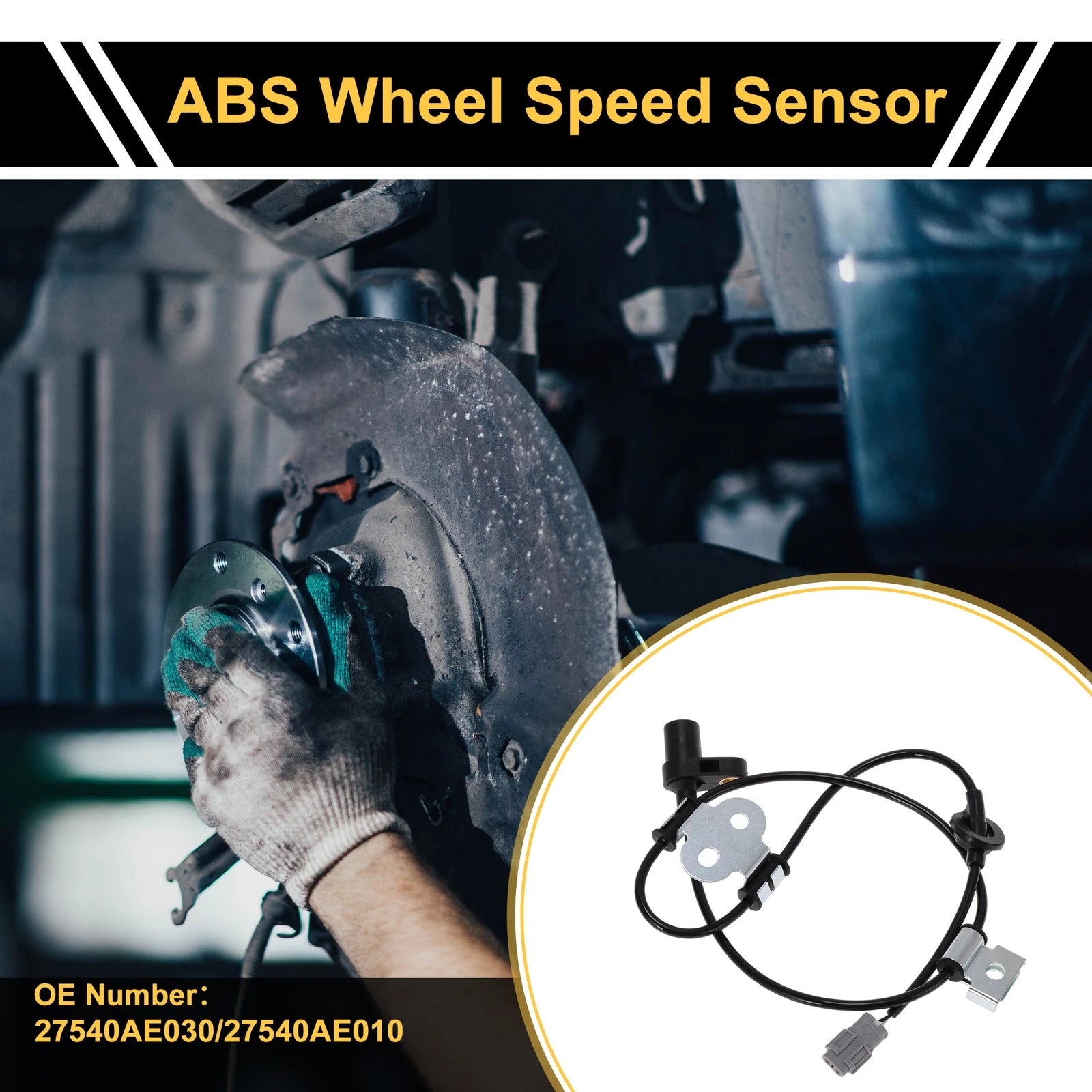 ABS Wheel Speed Sensor No. 27540AE030 for Subaru Legacy (2003–2007) 1 Pc Front Left