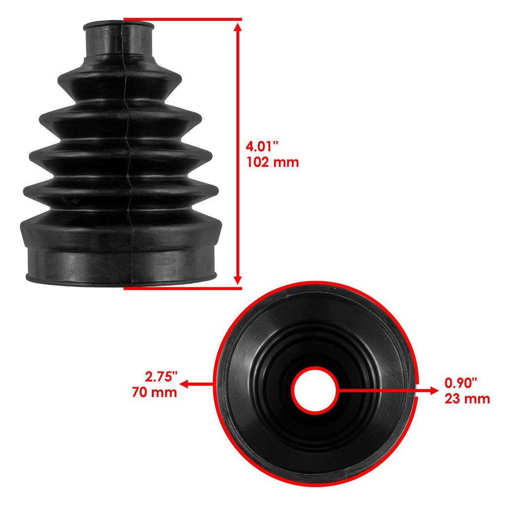 CV Boots Kit Replacement for Honda Pioneer 500 Rear Axle (2015–2021)