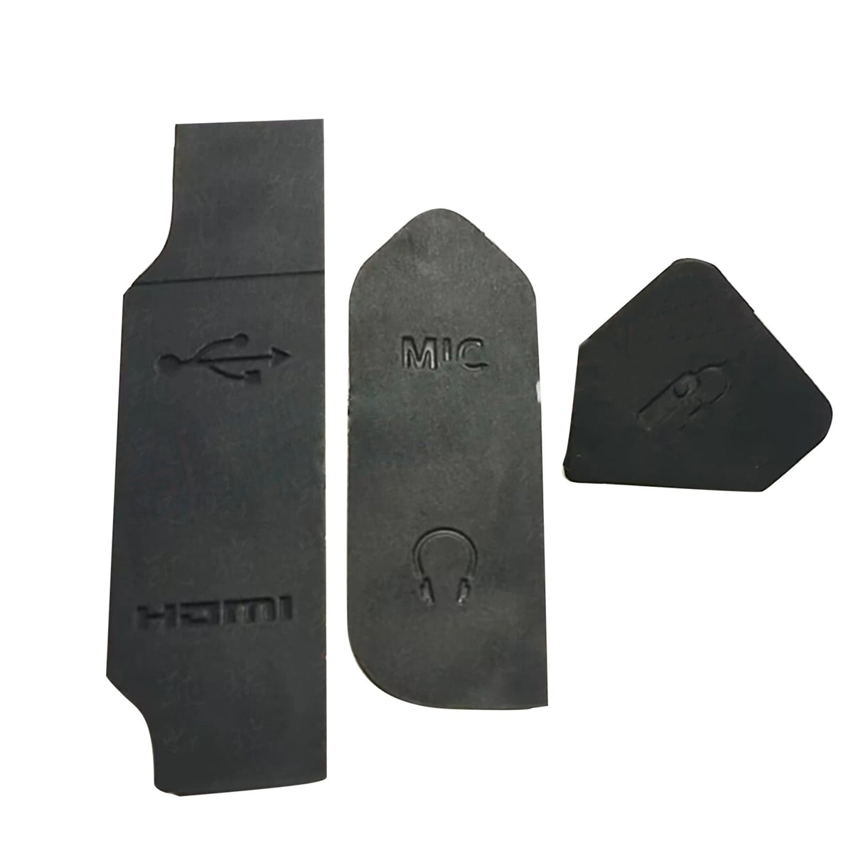 Set of 3 USB Leather Side Covers for Canon EOS R