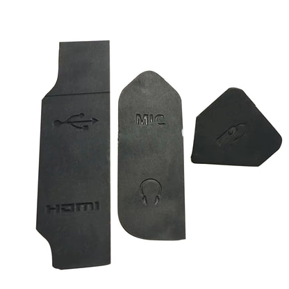 Set of 3 USB Leather Side Covers for Canon EOS R