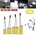 COB LED Light Panel for Dome / Car Interior Ceiling (6000K, 16/24/36/48 LED)